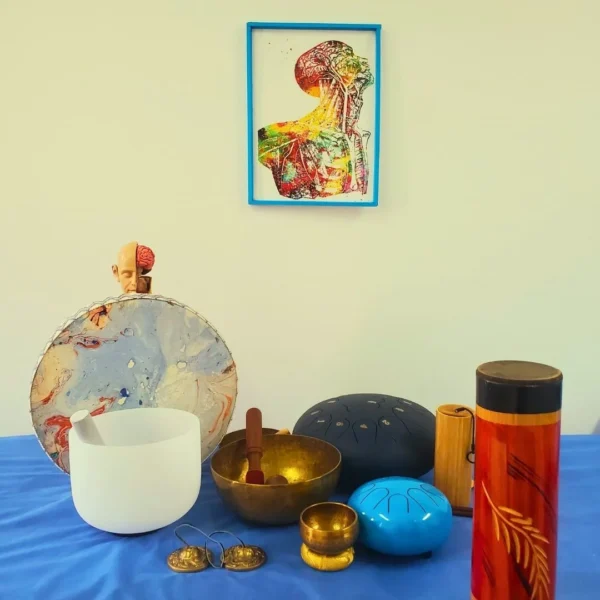 terapia de sonido en Bogota con instrumentos