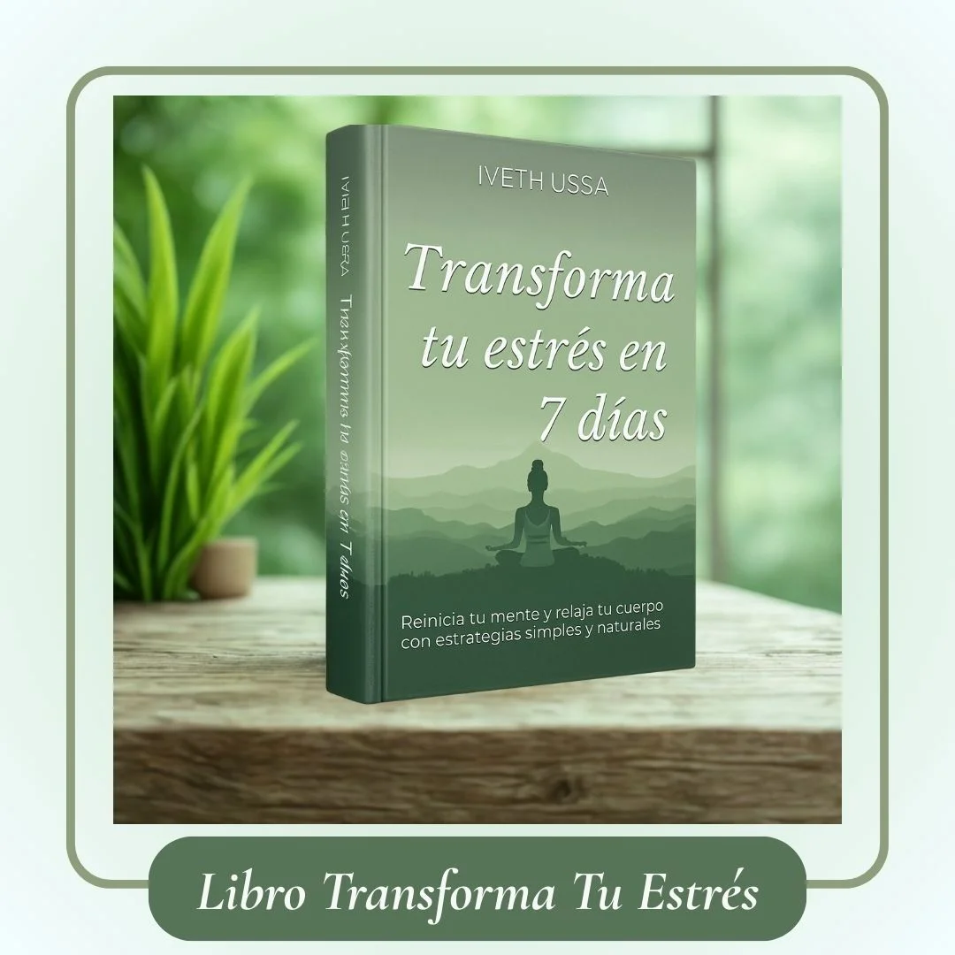 libro Transforma tu estrés en 7 días exhibición