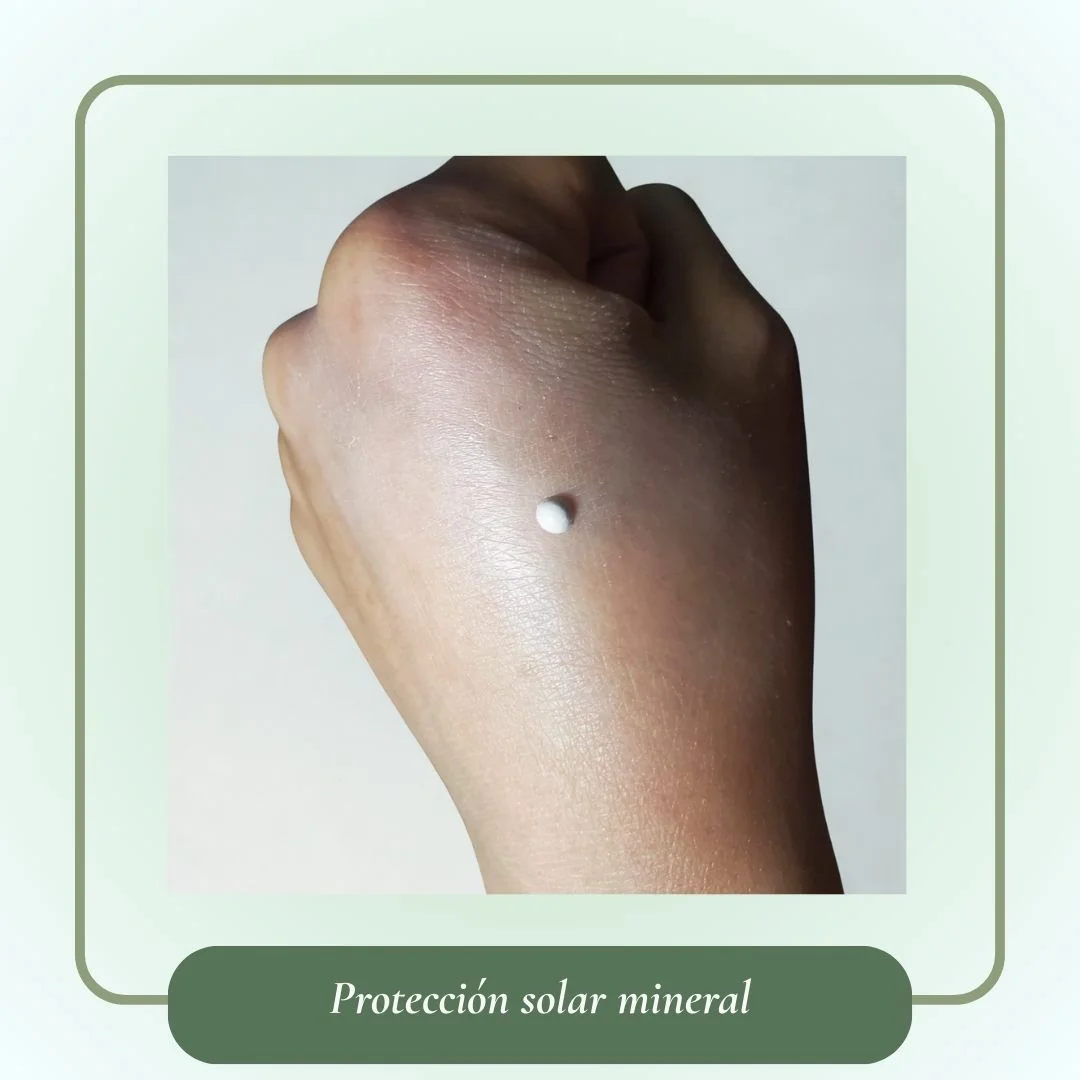 Protector solar mineral textura